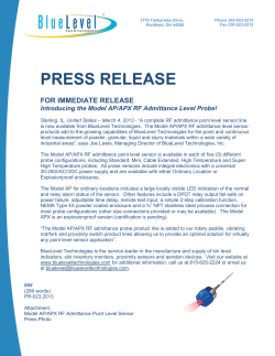 Introducing the Model AP/APX RF Admittance Level Probe!