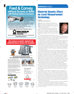 Material Density Effect on Level Measurement Technology