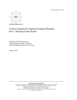Biological Data Profile