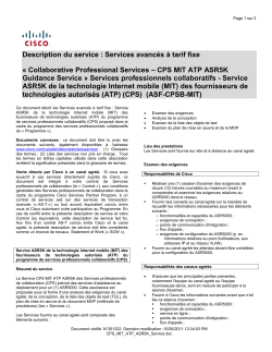 CPS MIT ATP ASR5K Service Service ASR5K de la technologie Internet mobile (MIT) des fournisseurs de technologies autoris s (ATP) du programme de services professionnels collaboratifs (CPS)