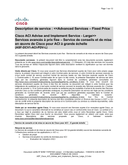 Cisco_Data_Center_Plan and Build Service_for_ACI-Large Service de planification et de d veloppement de centre de donn es Cisco pour ACI - Large