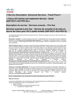 Cisco_Data_Center_Plan and Build Service_for_ACI-Small Service de planification et de construction de centre de donn es Cisco pour ACI-Petit