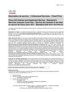 Cisco_Data_Center_Plan and Build Service_for_ACI-Standard Service de planification et de d veloppement de centre de donn es Cisco pour ACI Standard