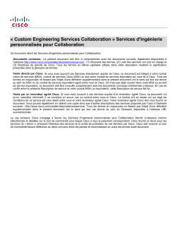 Custom Engineering Services Collaboration Services d'ing nierie personnalis s pour Collaboration
