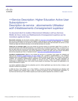 Higher Education Active User Service Abonnements Utilisateur actif d tablissements d enseignement sup rieur