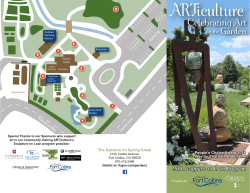 ARTiculture 2015-16: Sculpture Self-Guided Walking Tour