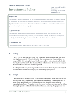 Investments - Modified 12/18/2012