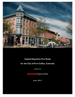 Capital Expansion Fee Study