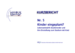 Studentische Lebensentw&uuml;rfe