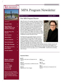 January 2014 Newsletter