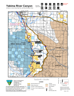 View Yakima Canyon Map Brochure