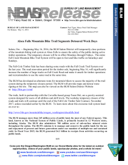 View Fall Creek Trail Closure Map Brochure