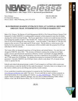 NHOTIC Fee Increase Proposal
