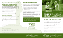 The Natural Areas Regulations