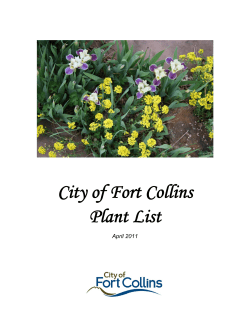 Approved Plant List - 2011