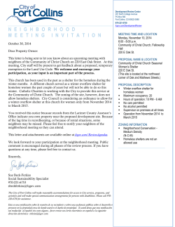 Community of Christ Church Seasonal Women's Shelter