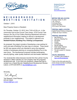 Hewlett-Packard Parking Lot Expansion