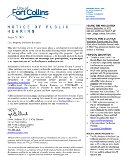 Manhattan Townhomes 2nd Filing