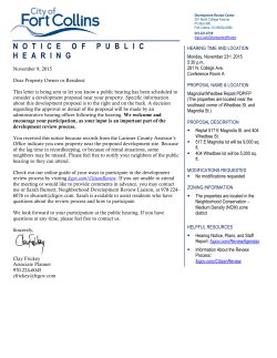 Magnolia/Whedbee Replat (517 E Magnolia St 404 Whedbee St)