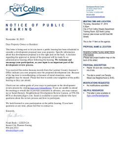 Rigden Farm Filing Nineteen