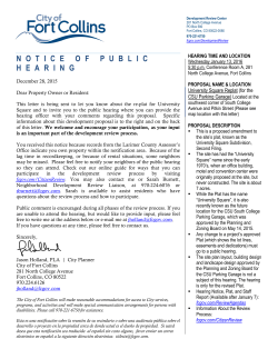 University Square Replat