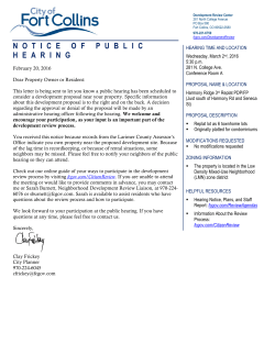 Harmony Ridge 3rd Replat