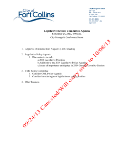 Agenda