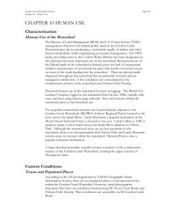 Chapter 10: Human Use