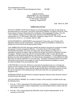 OM Hubbard II Density Management Study