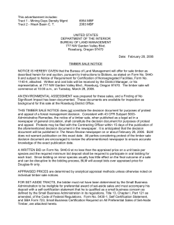 Wash Basin C. T. Mining Days Density Management