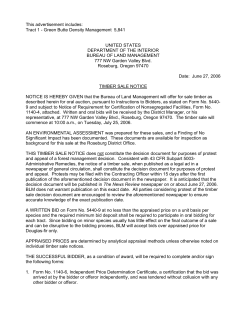 Green Butte Density Management