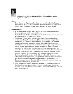 Chontelle Climo's Student Experience Report