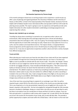 Tom Keogh's Student Experience Report