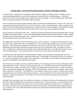 Ben Farnworth's Student Experience Report