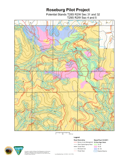 Potential Stands T28S R2W Sec 31 and 32T29S R2W Sec 4 and 5 - Planning