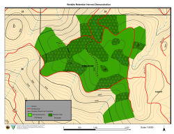 Demonstration Area T28S R3W S25 with Retention Blocks
