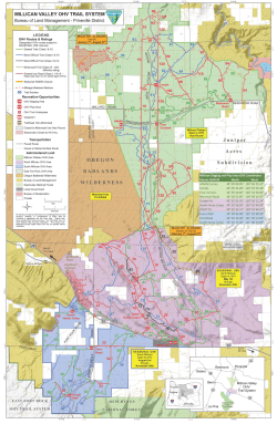 Millican Valley Trail System Map