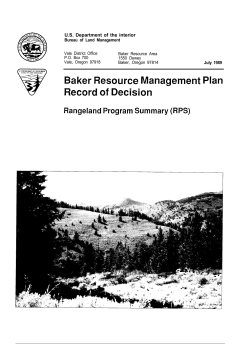 Baker RMP - ROD (1989)