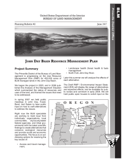 Planning Bulletin #2