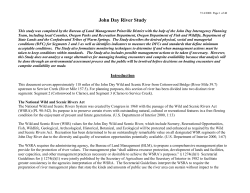 John Day River Study (full text)