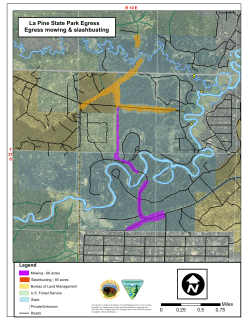 map of the project area