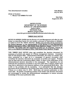 August Timber Sale Mouse Trail