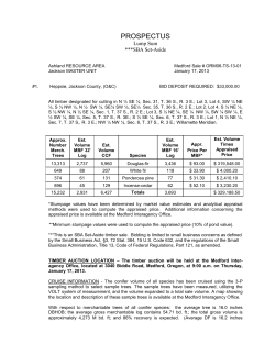 Heppsie Timber Sale Prospectus