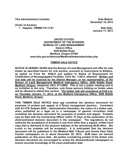 Heppsie Timber Sale Notice