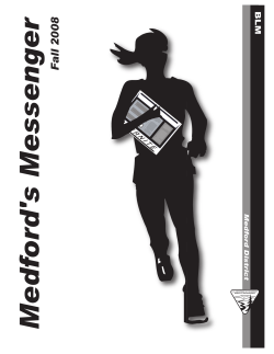 Medford's Messenger - Fall 2008
