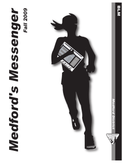 Medford's Messenger - Fall 2009