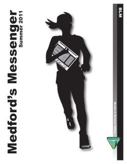 Medford's Messenger - Summer 2011