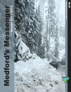 Medford's Messenger - Winter 2011/2012