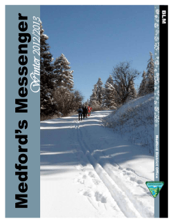 Medford's Messenger - Winter 2012/2013