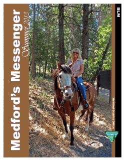 Medford's Messenger - Summer 2013